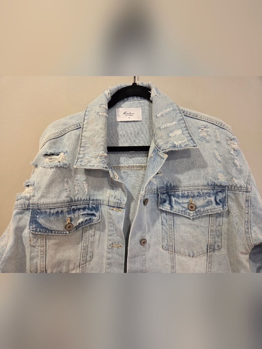 KANCAN Aaliyah Oversized Denim Jacket - Picture 4 of 6
